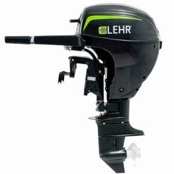 LEHR Outboard Motors 15hp Propane Powered 4 Stroke Outboard Engine, Long Shaft, Internal Electric Start, Tiller