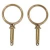 WHITECAP Boats Bronze Round Mount Oarlock Horn
