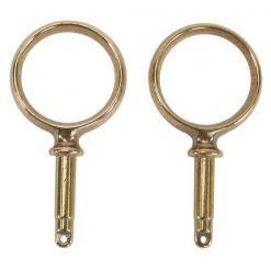 WHITECAP Boats Bronze Round Mount Oarlock Horn