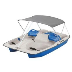 SUN DOLPHIN Rigid Boats 8' Sun Slider Ocean Pedal Boat With Canopy