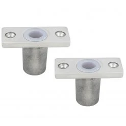 WEST MARINE Boats Stainless Steel Top Socket Oarlock, 1/2" Outside Diameter Shank