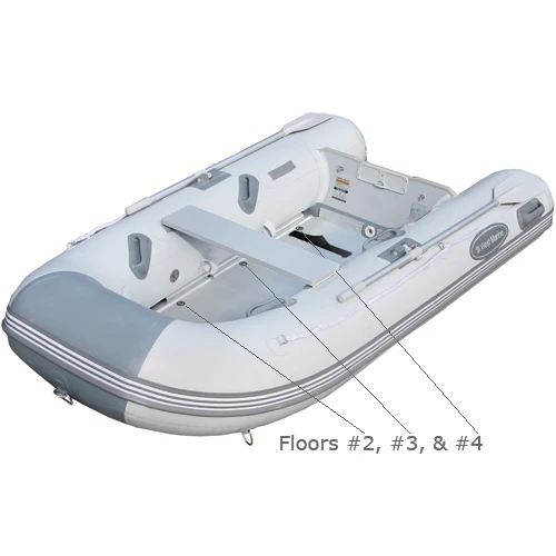 WEST MARINE Boats AL-290 & AL-390 Inflatable Boat Replacement Floorboards 1 WEST MARINE Boats AL-290 & AL-390 Inflatable Boat Replacement Floorboards